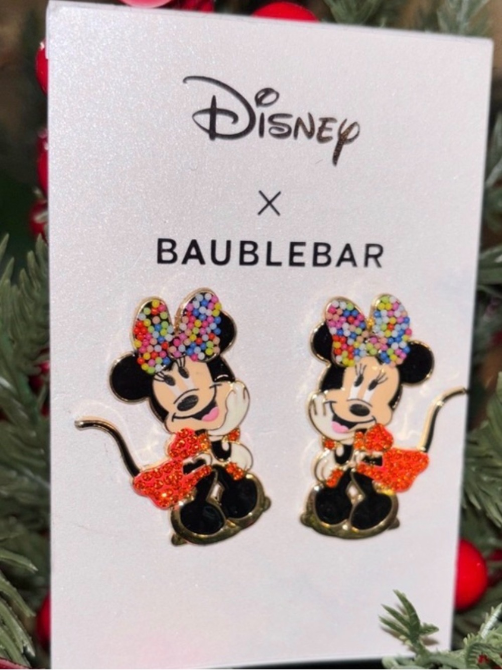 NEW Minnie Mouse Earrings by BaubleBar